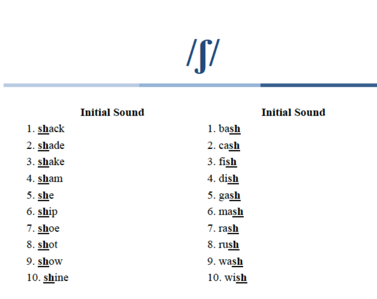 x-PAGE 38 The /ʃ/ sound - Corporate Speech Solution Training